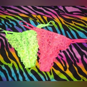 2 Victoria's Secret v string underwear